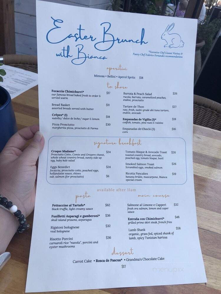 Bianca Bakery - Culver City, CA menu_pic