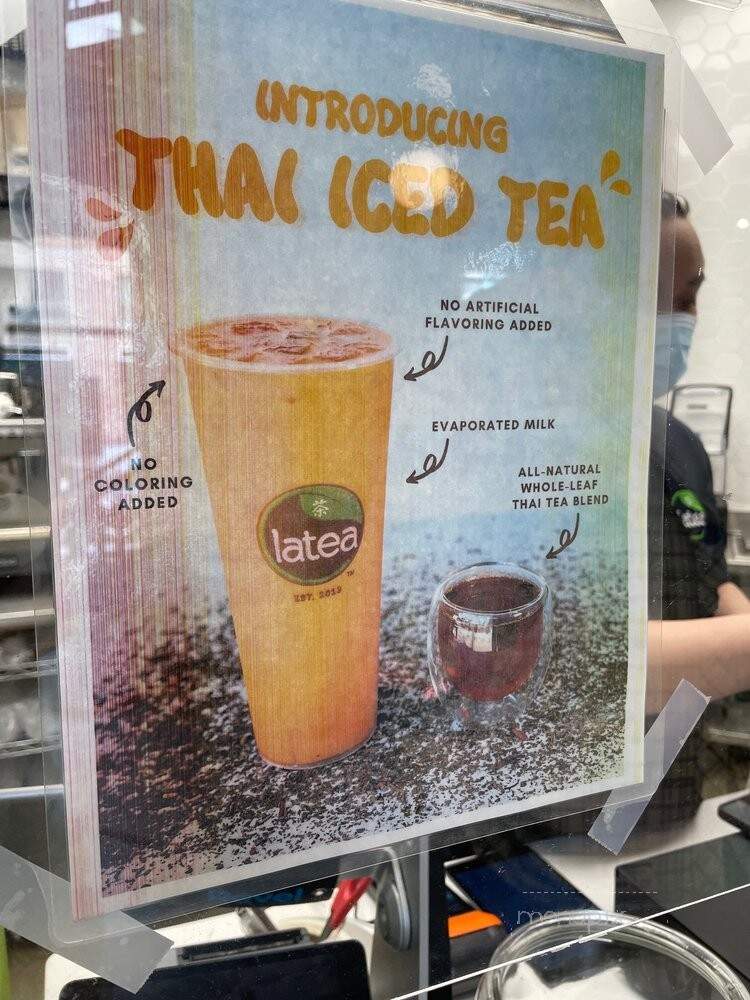 Latea Bubble Tea Lounge - Indianapolis, IN menu_pic