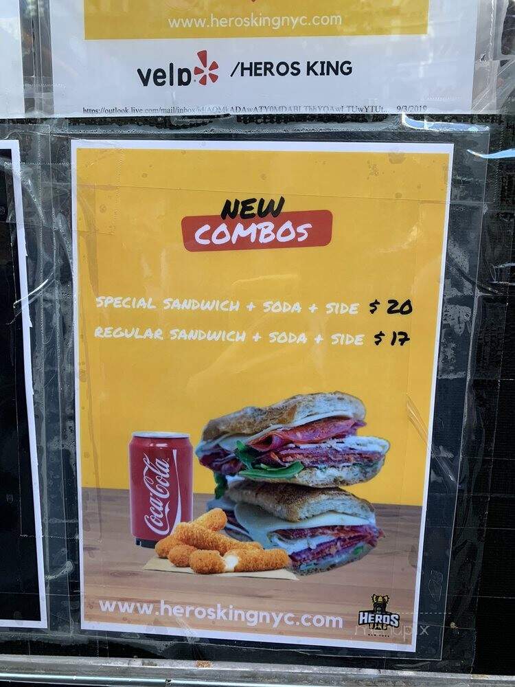 Heros King - New York, NY menu_pic