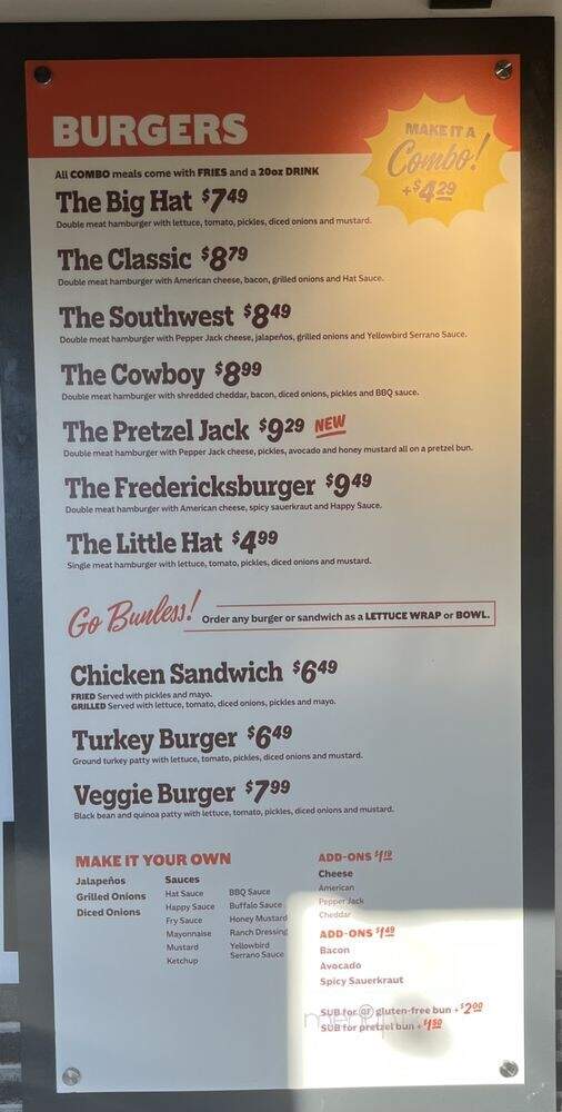 Hat Creek Burger Co. - Sachse, TX menu_pic