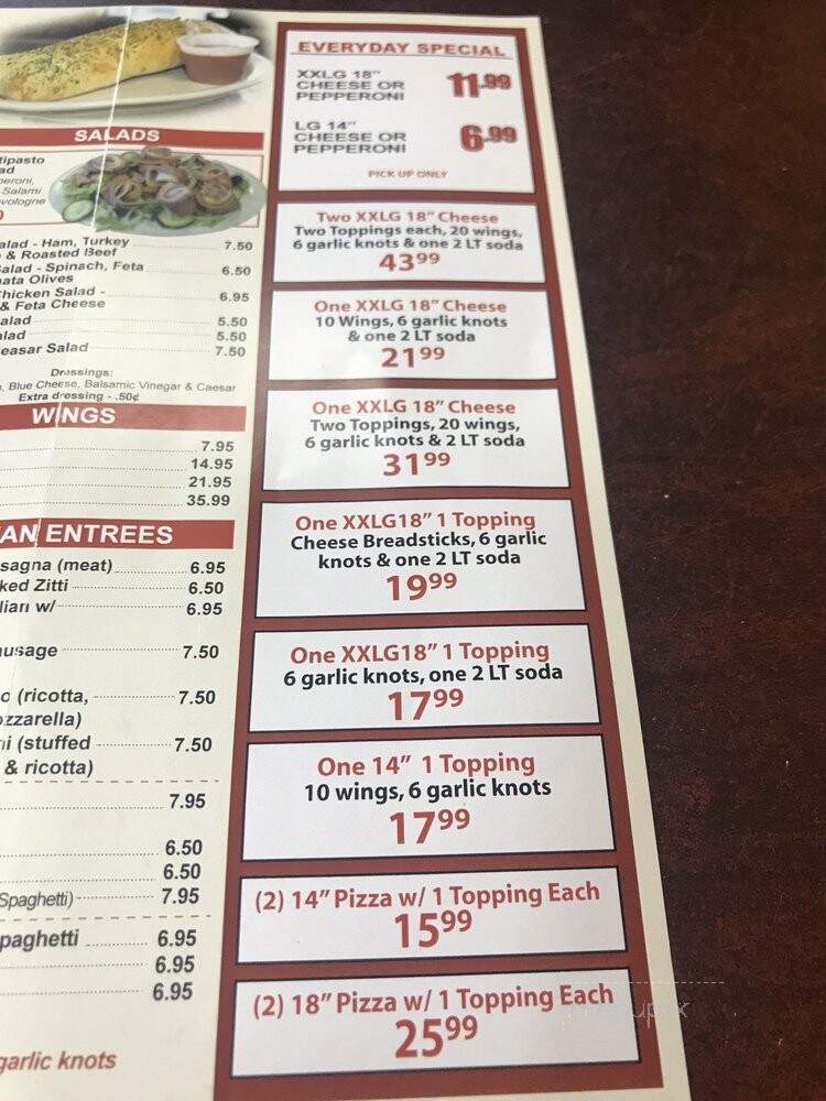 I Love NY Pizza - Orlando, FL menu_pic
