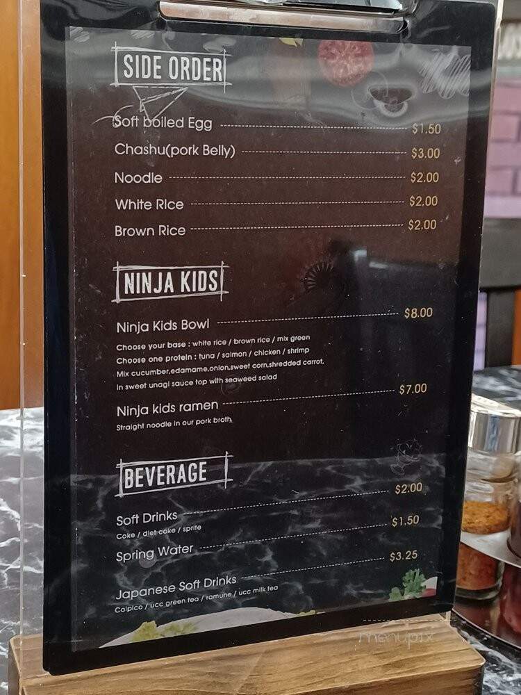 Ninja Ramen & Poke Bowl - Babylon, NY menu_pic