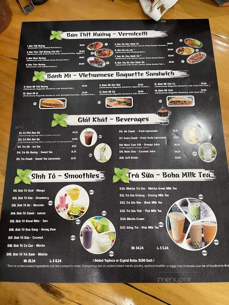 Pho Town - McDonough, GA menu_pic