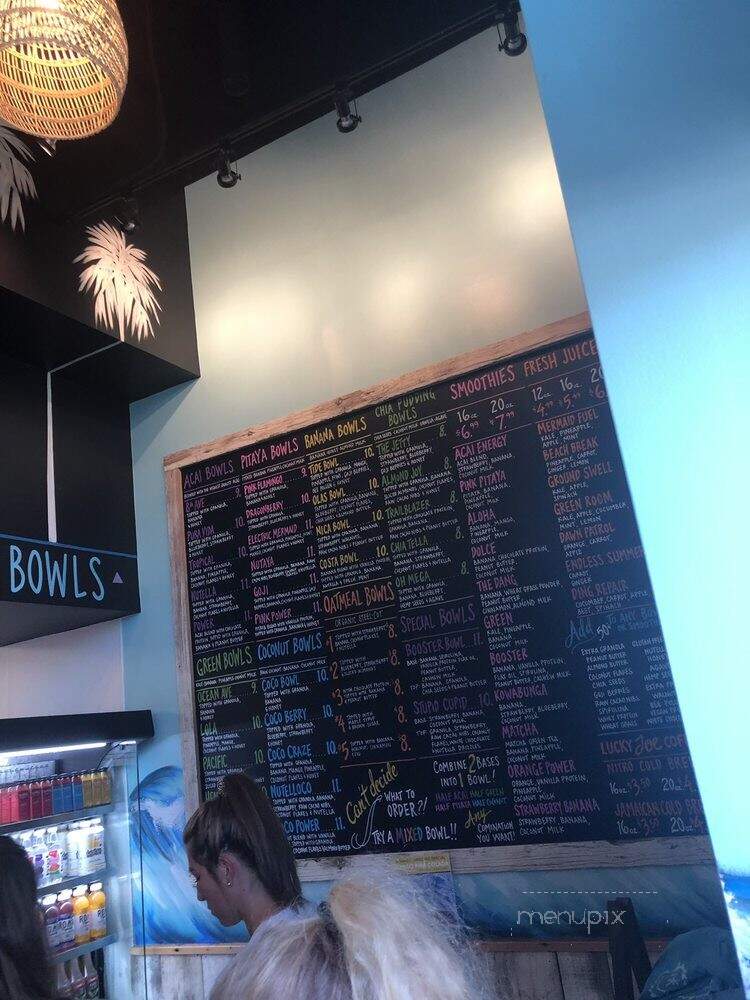 Playa Bowls - Wilmington, NC menu_pic