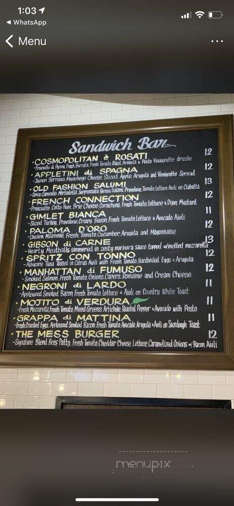 HauteMess Gourmet Market - Los Angeles, CA menu_pic