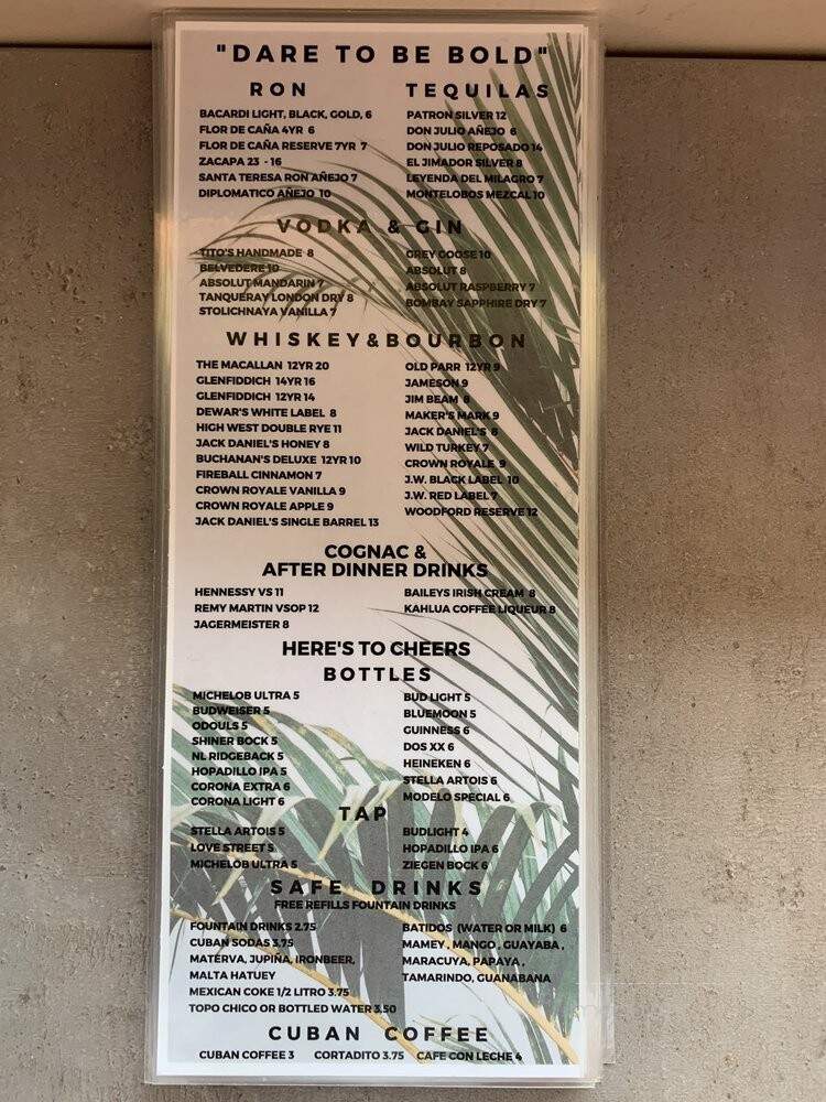 Diverse Dishes & Cocktails - Katy, TX menu_pic