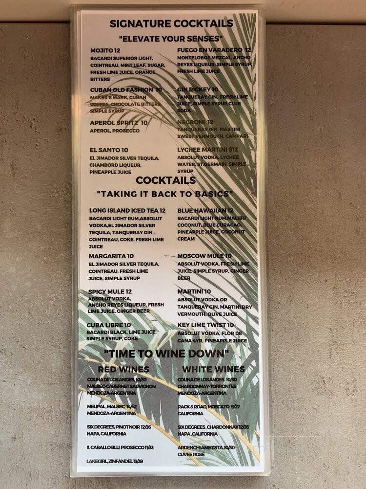 Diverse Dishes & Cocktails - Katy, TX menu_pic
