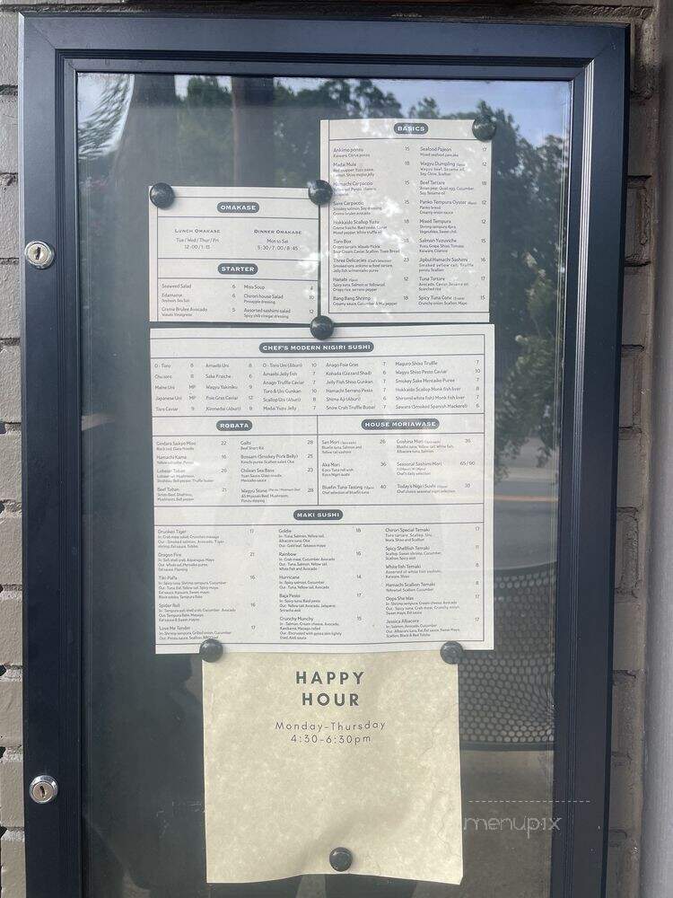 Chirori - Atlanta, GA menu_pic