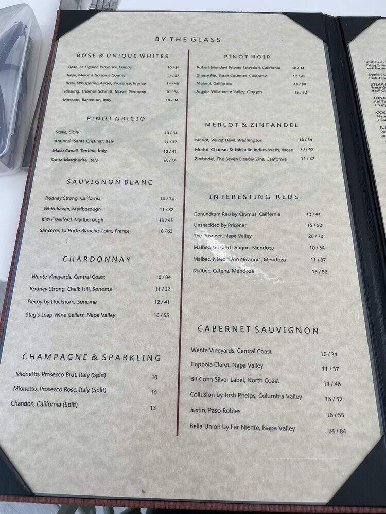 Kaluz - Fort Lauderdale, FL menu_pic