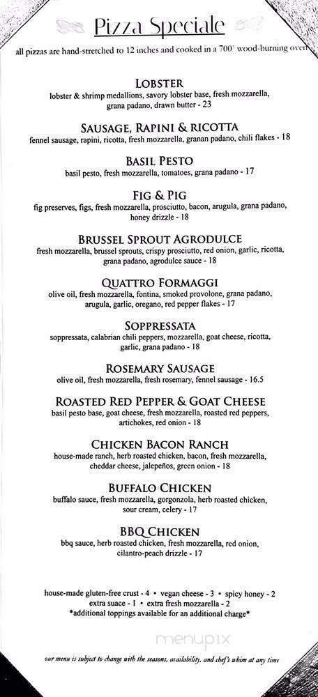 Woodfire - West Dundee, IL menu_pic