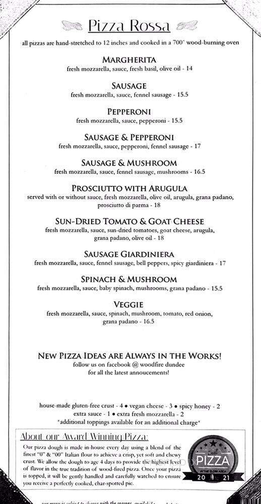 Woodfire - West Dundee, IL menu_pic