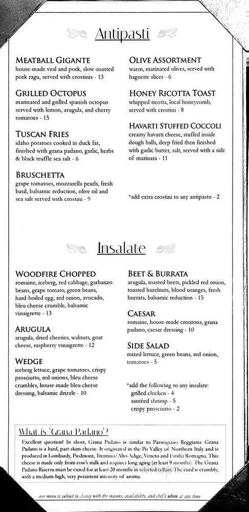 Woodfire - West Dundee, IL menu_pic