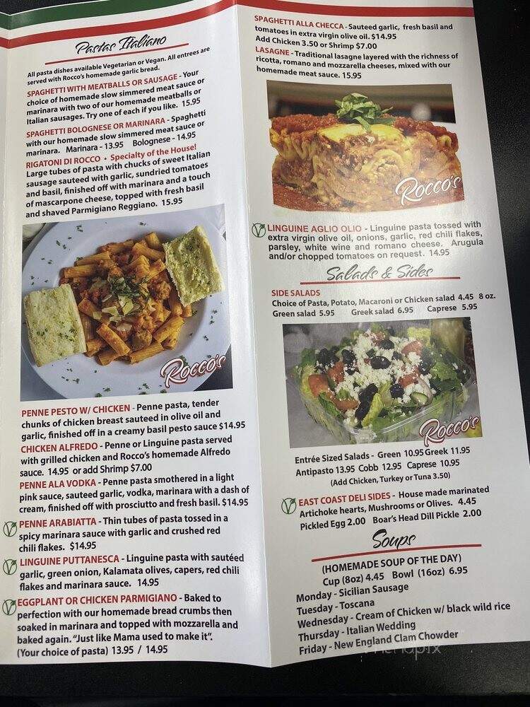 Rocco's Deli Italiano Carson - Long Beach, CA menu_pic