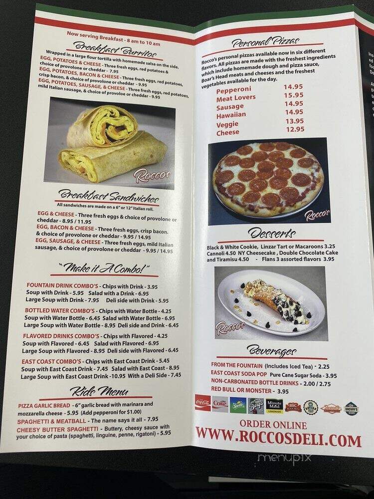 Rocco's Deli Italiano Carson - Long Beach, CA menu_pic
