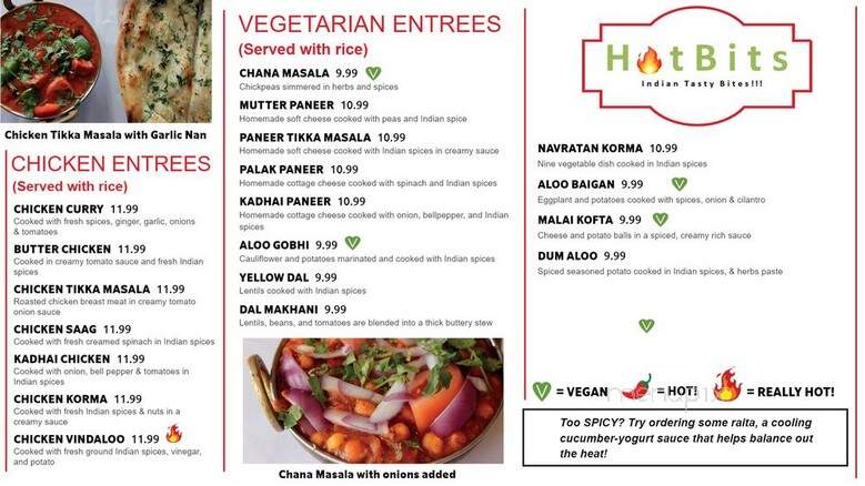 HotBits - Katy, TX menu_pic