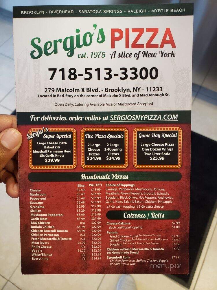 Sergio's Pizza - Brooklyn, NY