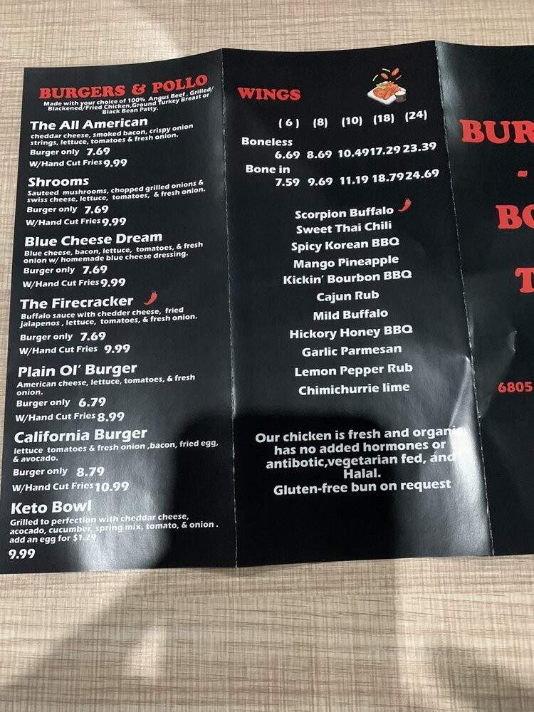 Burgers N Bones - The Colony, TX