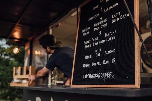 Praxis Coffee Roasters - Austin, TX menu_pic