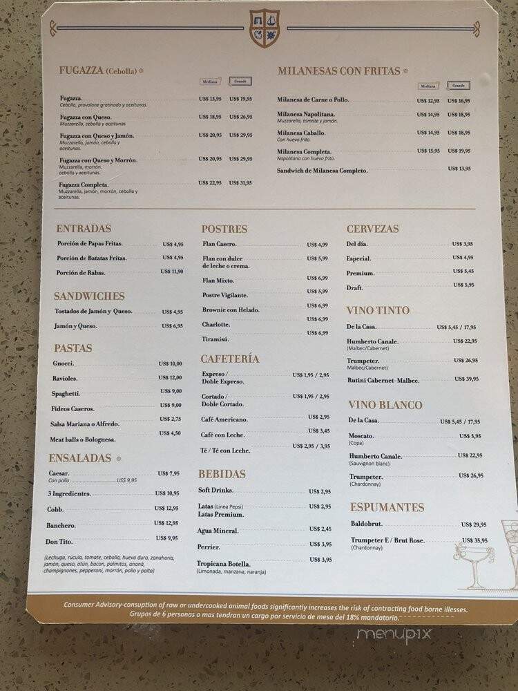 Banchero - Miami Beach, FL menu_pic