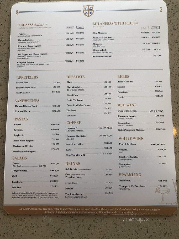 Banchero - Miami Beach, FL menu_pic