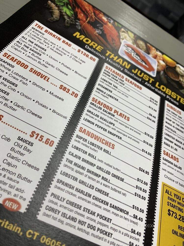 More Than Just Lobster - New Britain, CT menu_pic