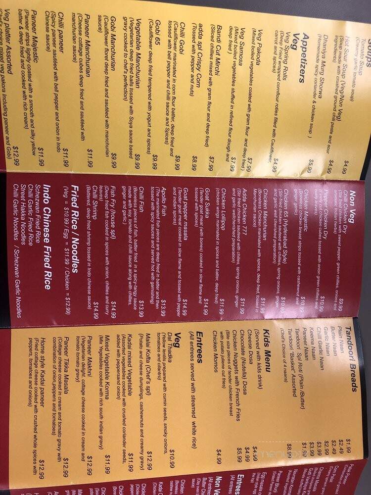 Adda - Newark, DE menu_pic
