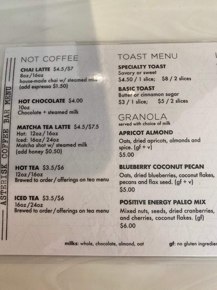 Asterisk Coffee Bar - Cuyahoga Falls, OH