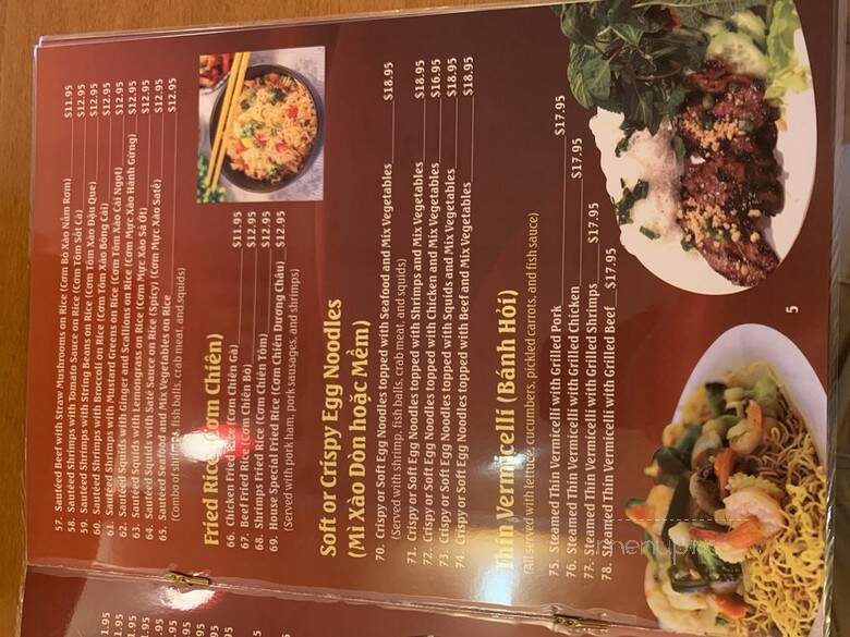 Binh Duong IV - Township of Washington, NJ menu_pic