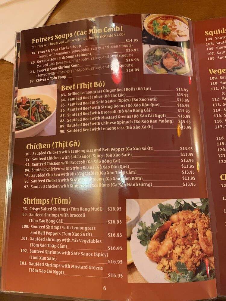 Binh Duong IV - Township of Washington, NJ menu_pic