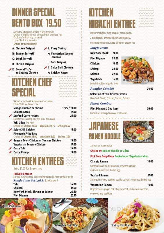 Hayashi Sushi & Poke - Philadelphia, PA menu_pic