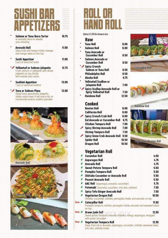 Hayashi Sushi & Poke - Philadelphia, PA menu_pic