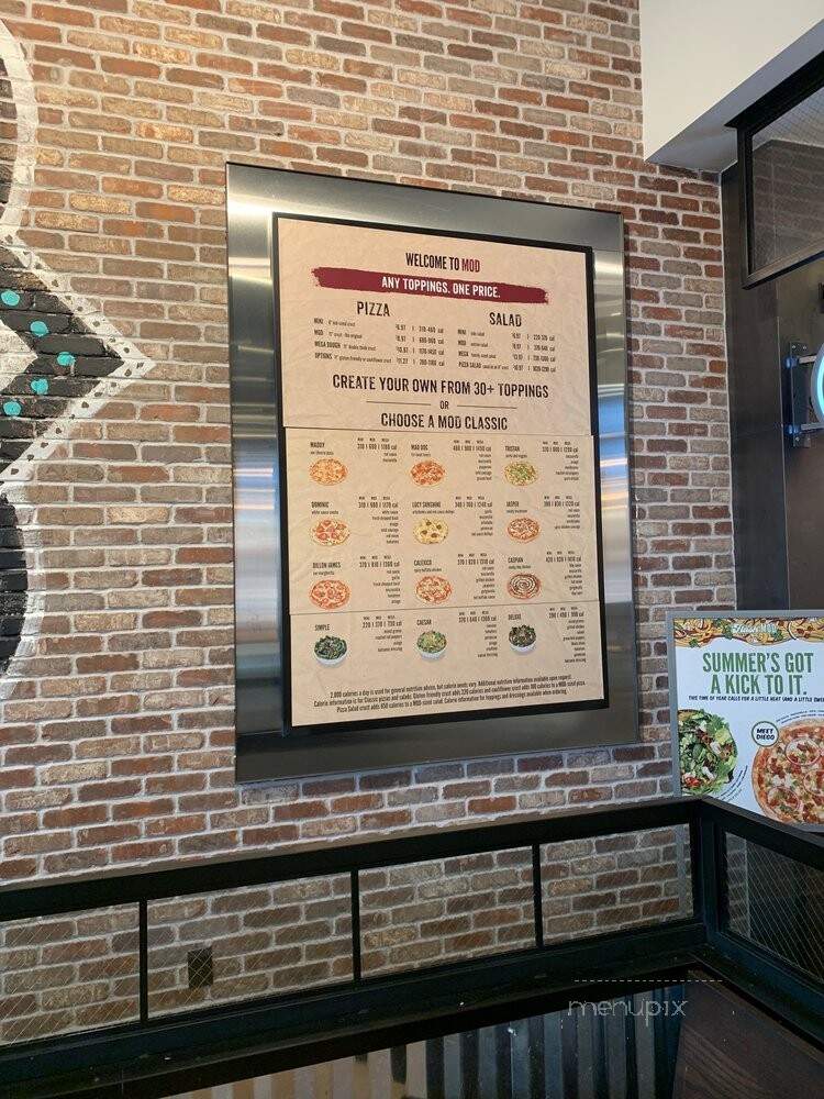 MOD Pizza - Rockville, MD menu_pic