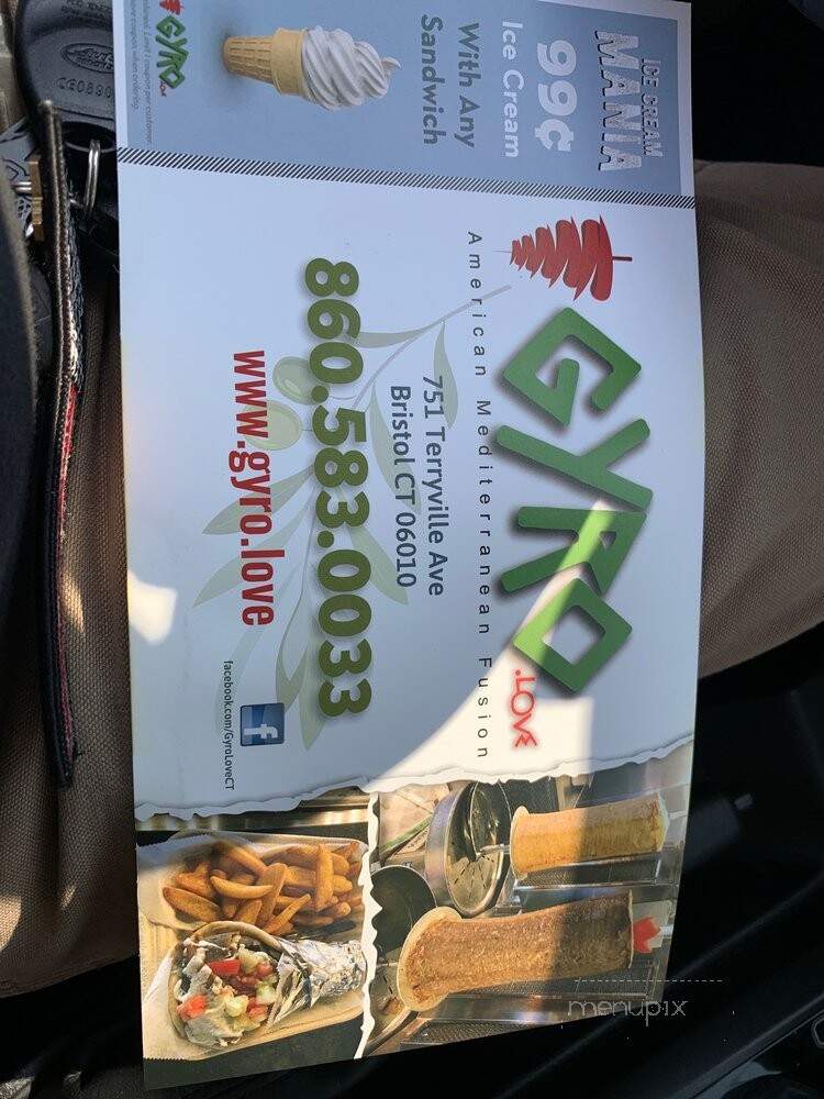Gyro Love - Bristol, CT menu_pic