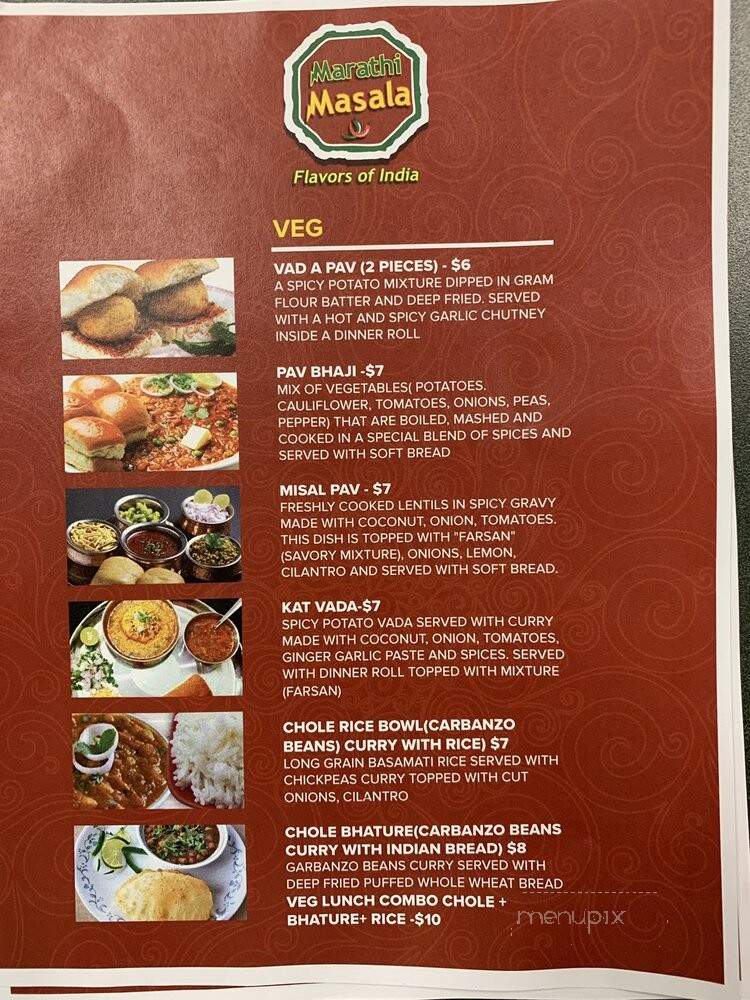 Marathi Masala - Matthews, NC menu_pic