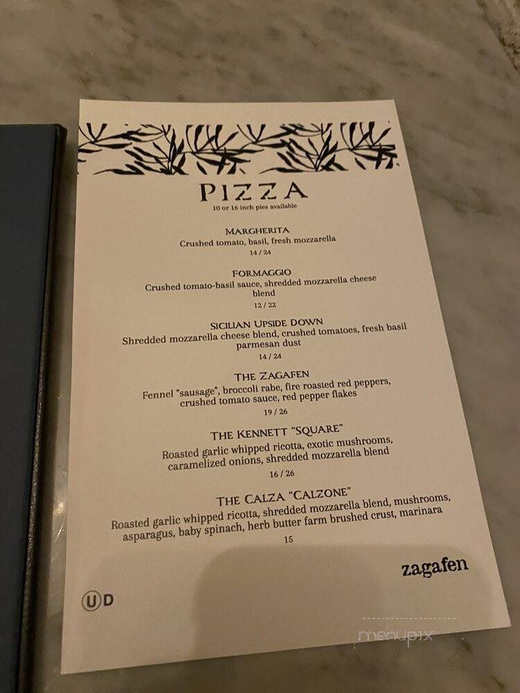 Zagafen - Merion Station, PA menu_pic
