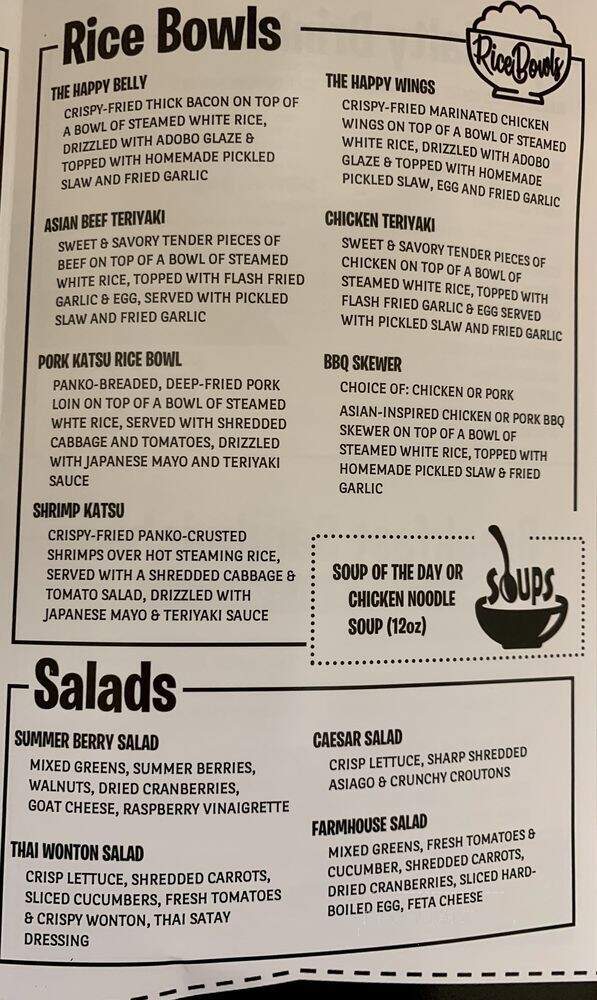 The Happy Belly Cafe - Clifton, NJ menu_pic