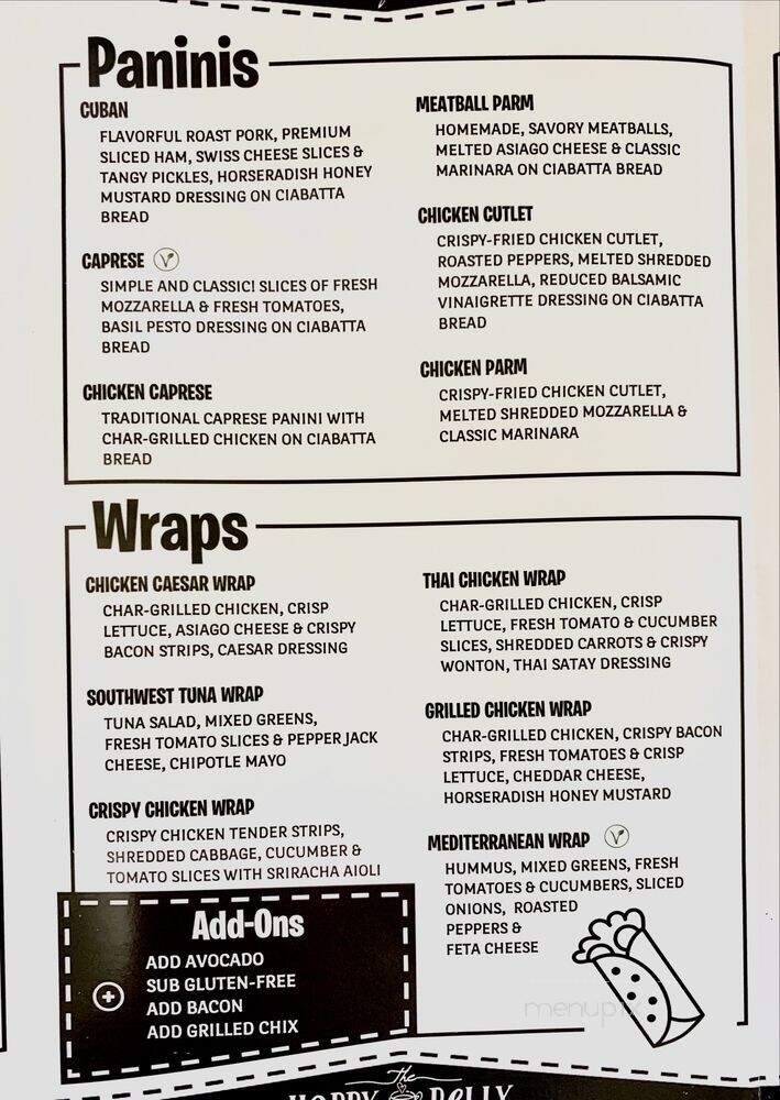 The Happy Belly Cafe - Clifton, NJ menu_pic