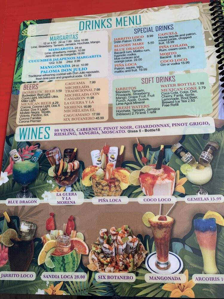 Moroleon Tropical - Springfield, IL menu_pic
