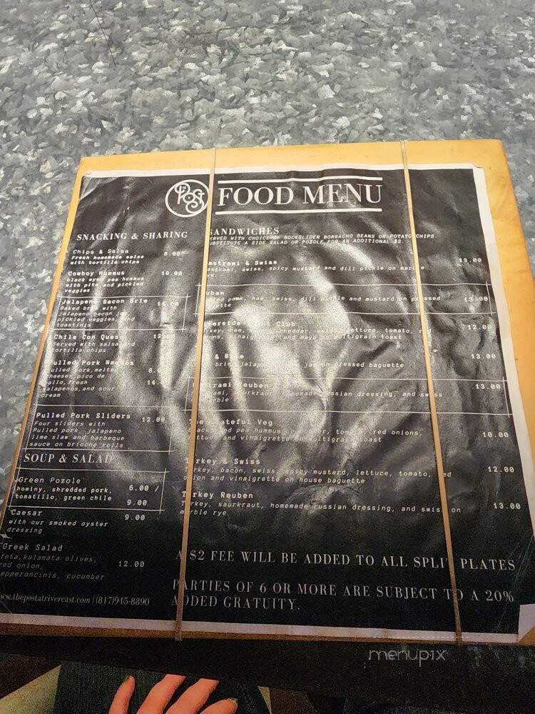 The Post at River East - Fort Worth, TX menu_pic