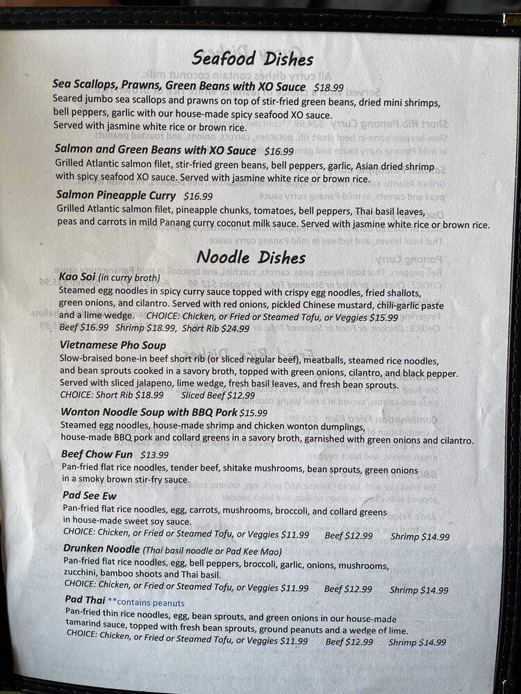 Taste Asian Fusion Bistro - Boise, ID menu_pic