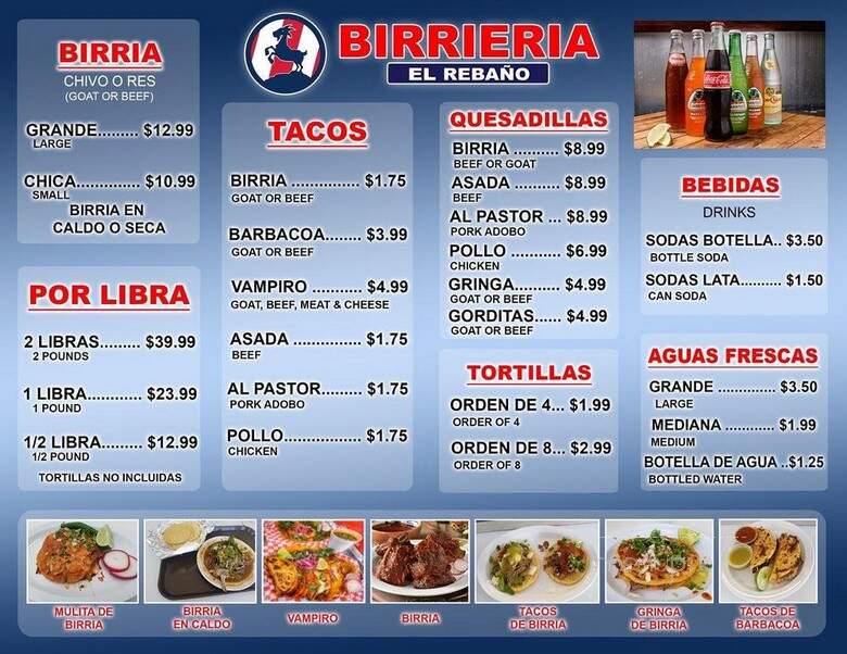 Birrieria El Rebano - South Gate, CA menu_pic