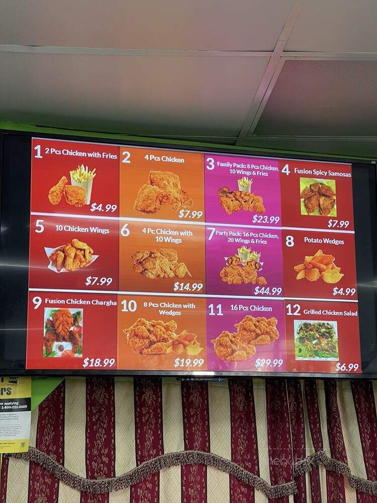 Fusion HZF - Stockton, CA menu_pic