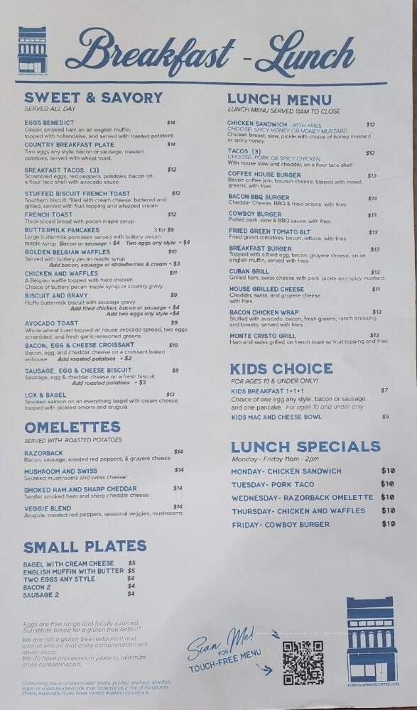 Eureka Springs Coffee House - Eureka Springs, AR menu_pic