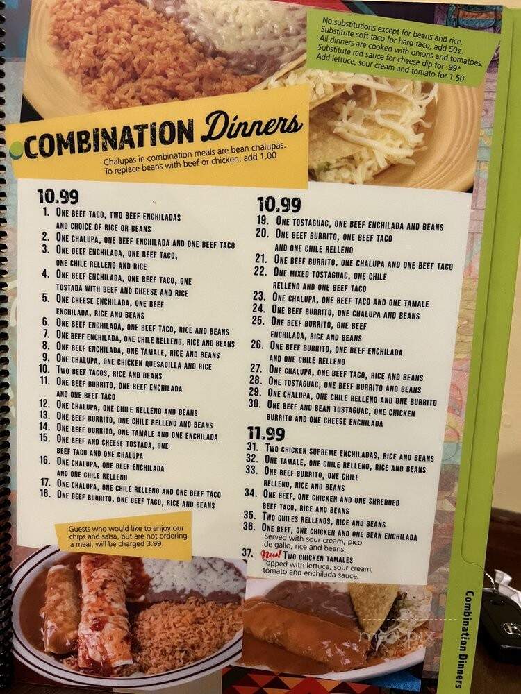 El Azteca Mexican Restaurant - Virginia Beach, VA menu_pic