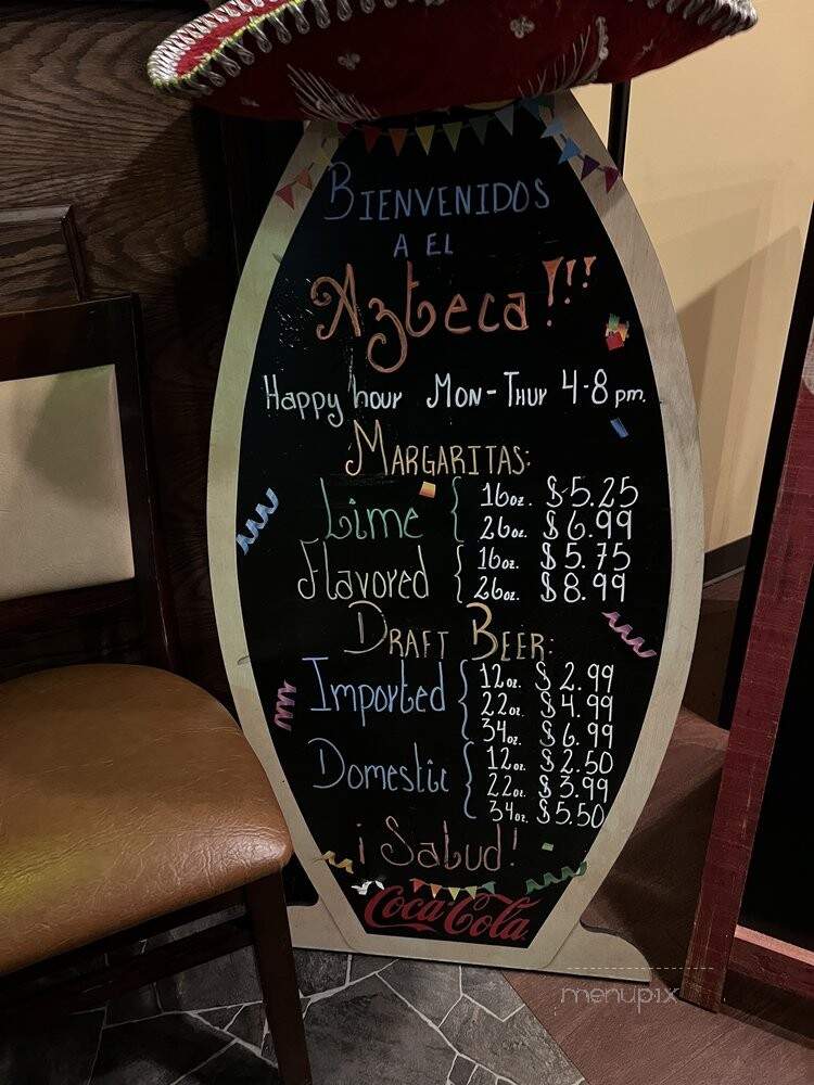 El Azteca Mexican Restaurant - Virginia Beach, VA menu_pic