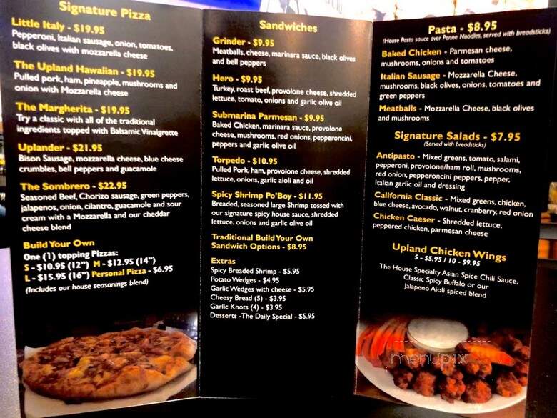 Upland Pizza Company - Upland, CA menu_pic