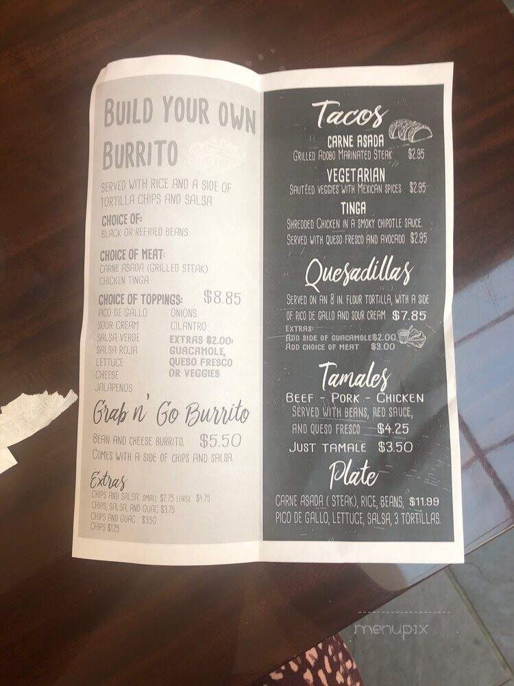 El Torillo - North Stonington, CT menu_pic