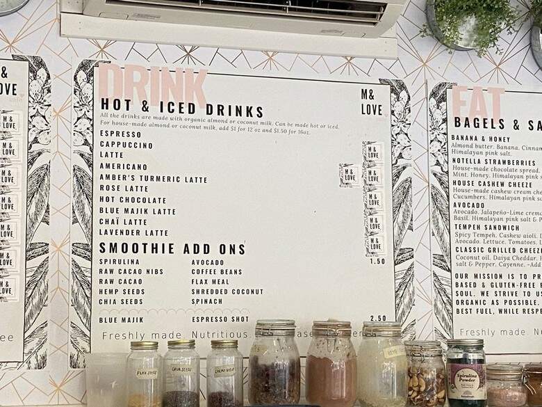 M & Love Cafe - Manhattan Beach, CA menu_pic