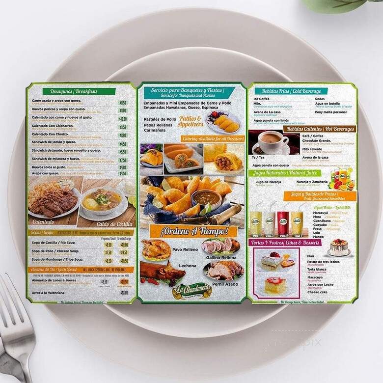 La Abundancia Bakery - Jamaica, NY menu_pic