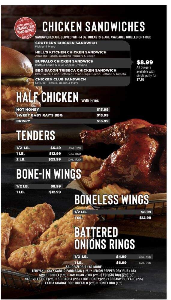 Nathan's Famous - South Bound Brook, NJ menu_pic